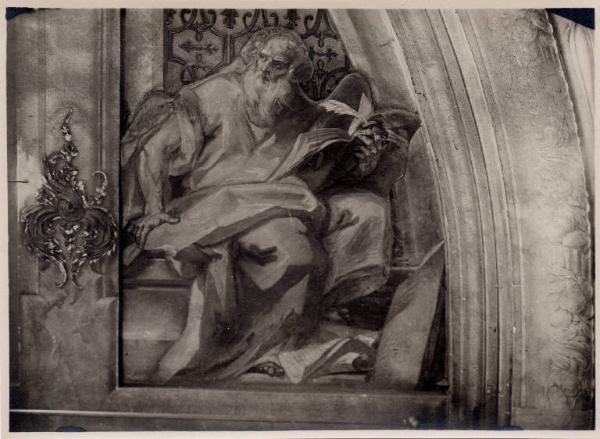 Dipinto murale - Pietro Gilardi - Profeta Zaccaria - Milano - Chiesa di S. Giovanni Decollato alle Case Rotte (ex)