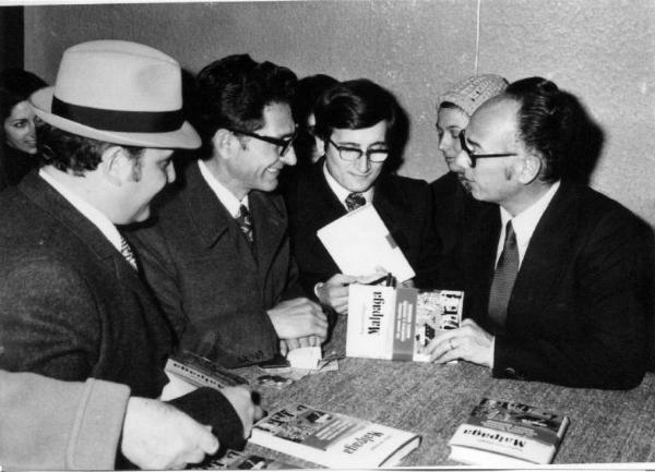 Conferenza - Nantas Salvalaggio - Enzo Favalli - Primo Arienti - Canneto sull'Oglio - Teatro Sociale