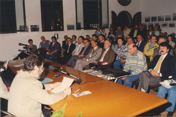 Inaugurazione Centro di Documentazione dell'Ecomuseo delle Valli Oglio-Chiese - Canneto sull'Oglio - Fausto Scalvini Presidente AEMOC