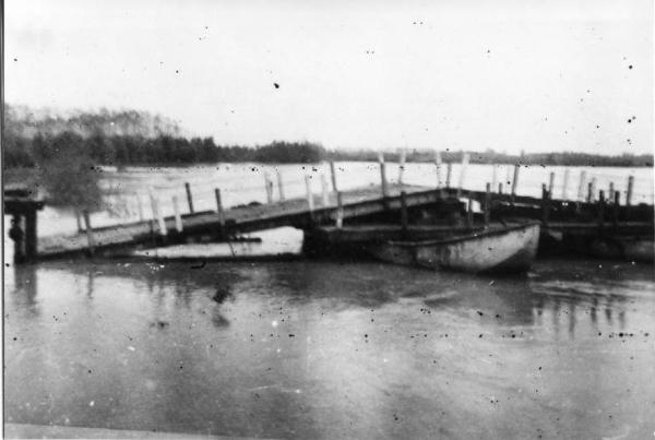 Fiume Oglio - Canneto sull'Oglio - Ponte di barche