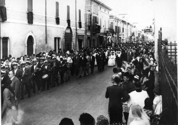 Processione Madonna del Carmine - Canneto sull'Oglio - Chiesa sussidiaria del Carmine