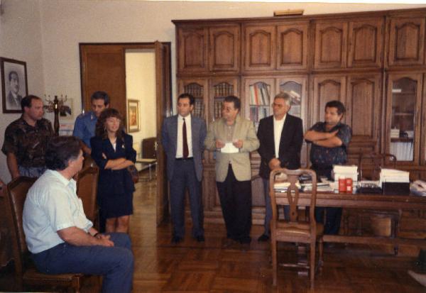 Manifestazione antinucleare Carovana di Chernobyl 1991 - Viadana - Municipio - Piazza Matteotti 2 - Ricevimento