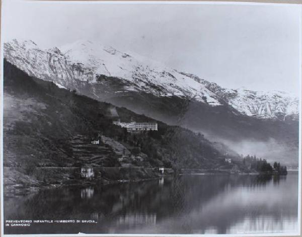 Cannobio - Preventorio Infantile "Umberto di Savoia" - Veduta panoramica