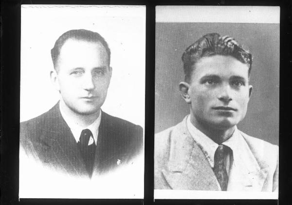 Ritratto maschile: giovani uomini italiani non identificati deportati e morti in un campo di concentramento nazista - Nazi-fascismo