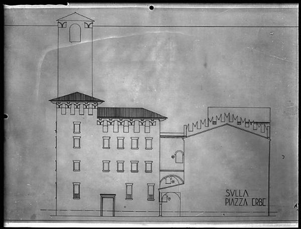 Mantova - Palazzo del Podestà - Progetto