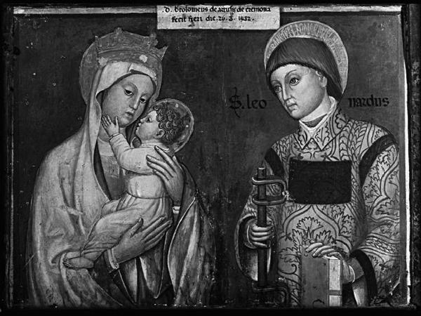 Mantova - Cattredale - "Madonna col bambino e San Leonardo"