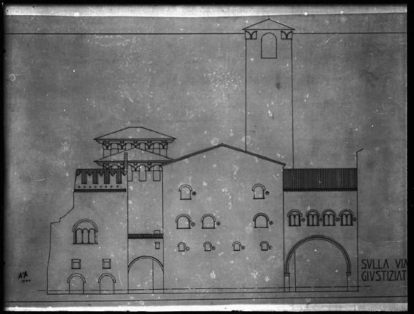 Mantova - Palazzo della Ragione e del Podestà - Progetto di ripristino