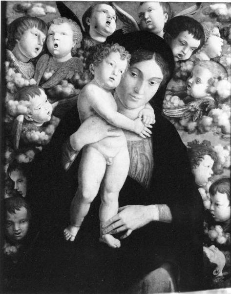 Mantegna - "Madonna con il Bambino, serafini e cherubini"