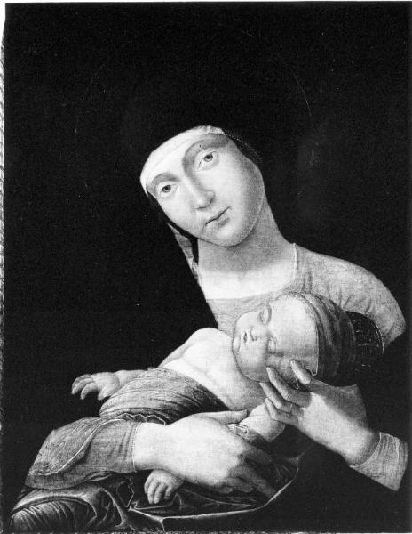 Mantegna (attr.) - "Madonna col Bambino dormiente"