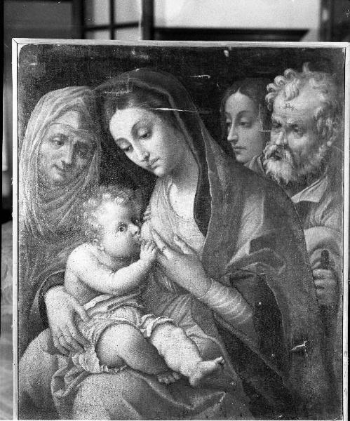 Dipinto - "Madonna col Bambino e santi"
