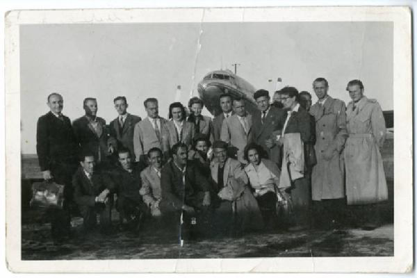 Praga - Aeroporto - Delegazione sindacale CGIL - Francesco Ghidoni