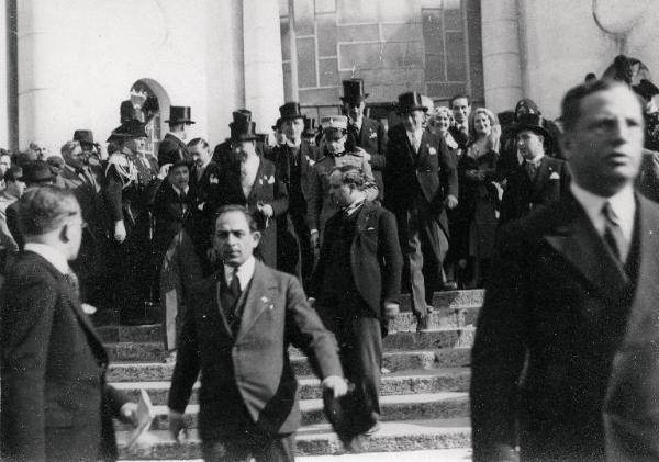 Fiera di Milano - Campionaria 1931 - Visita del duca di Bergamo Adalberto di Savoia