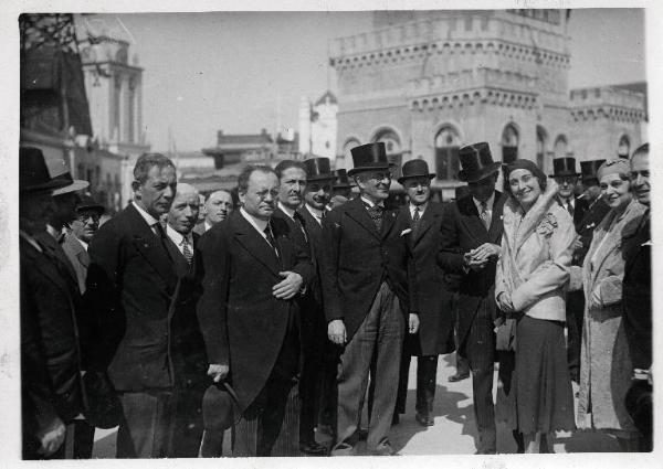 Fiera di Milano - Campionaria 1931 - Visita del Re Vittorio Emanuele III