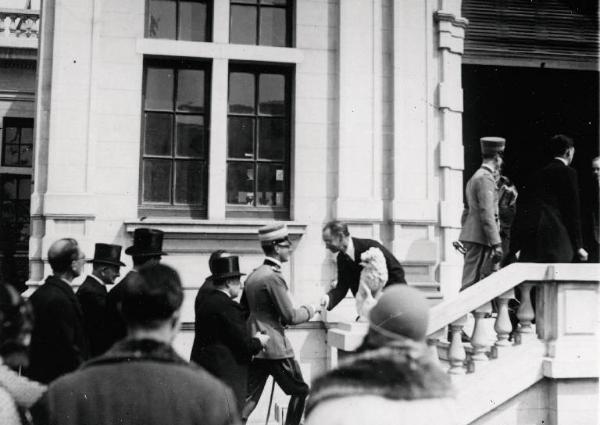 Fiera di Milano - Campionaria 1931 - Visita del principe di Piemonte Umberto II di Savoia