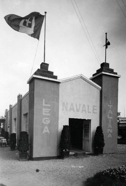 Fiera di Milano - Campionaria 1933 - Padiglione della Lega navale italiana - Esterno