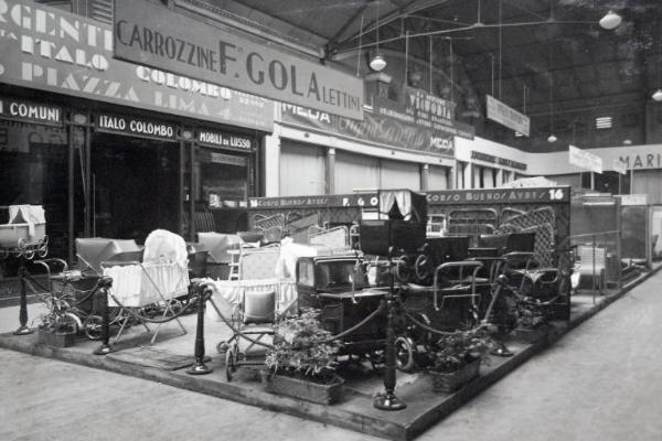 Fiera di Milano - Campionaria 1934 - Padiglione del mobilio - Sala interna