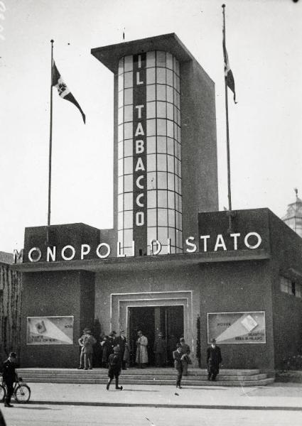 Fiera di Milano - Campionaria 1934 - Padiglione dei Monopoli di Stato - Esterno