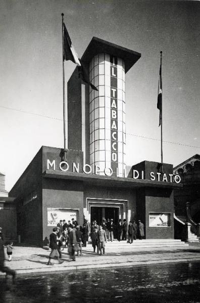 Fiera di Milano - Campionaria 1934 - Padiglione dei Monopoli di Stato - Esterno