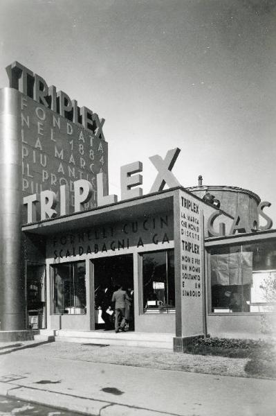 Fiera di Milano - Campionaria 1934 - Padiglione della "Triplex" Società italiana - Esterno