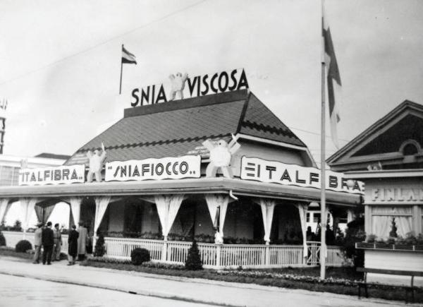 Fiera di Milano - Campionaria 1934 - Padiglione della Snia Viscosa - Esterno