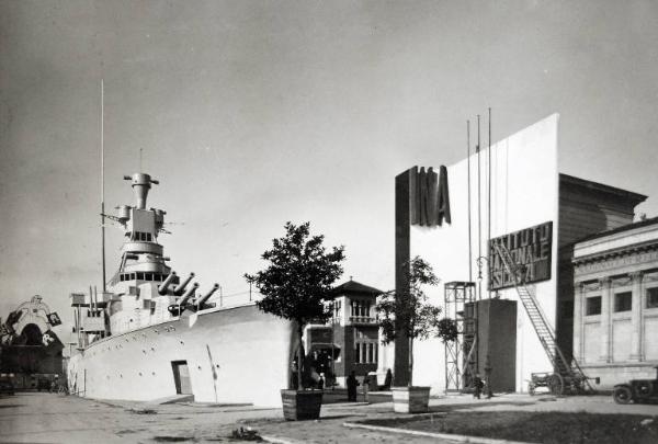 Fiera di Milano - Campionaria 1934 - Incrociatore della Lega navale italiana - Ricostruzione