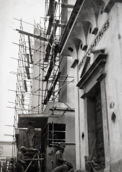 Fiera di Milano - Campionaria 1934 - Lavori di preparazione dei padiglioni