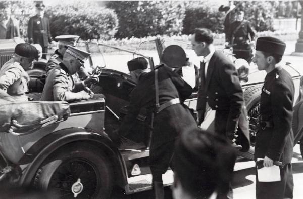 Fiera di Milano - Campionaria 1935 - Visita del Re Vittorio Emanuele III