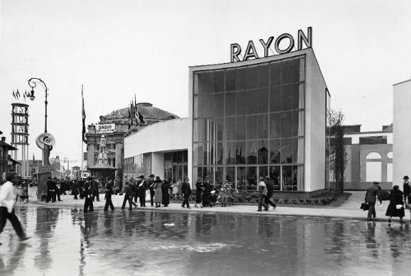 Fiera di Milano - Campionaria 1935 - Padiglione della Italrayon - Esterno