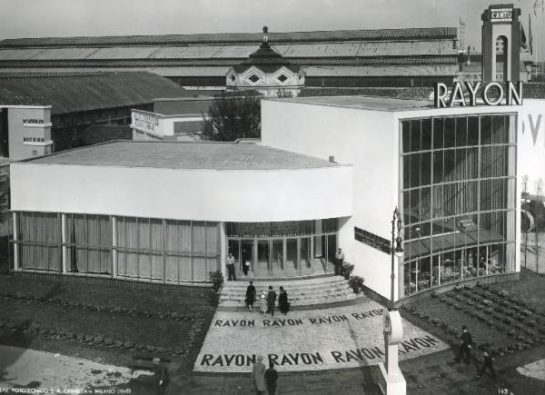 Fiera di Milano - Campionaria 1935 - Padiglione della Italrayon - Esterno