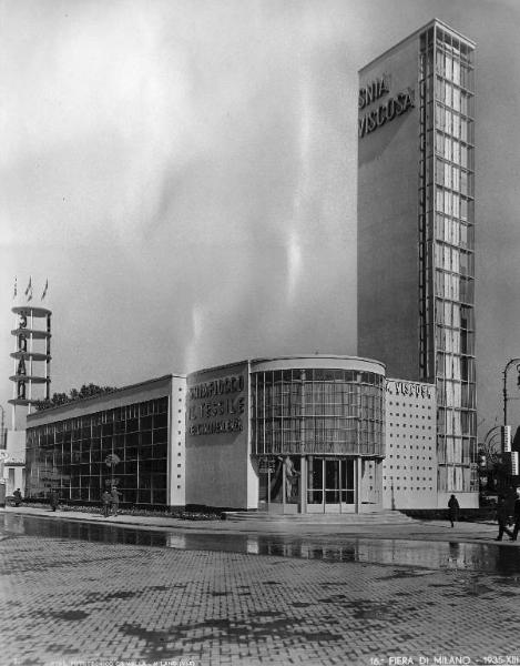 Fiera di Milano - Campionaria 1935 - Padiglione della Snia Viscosa - Esterno