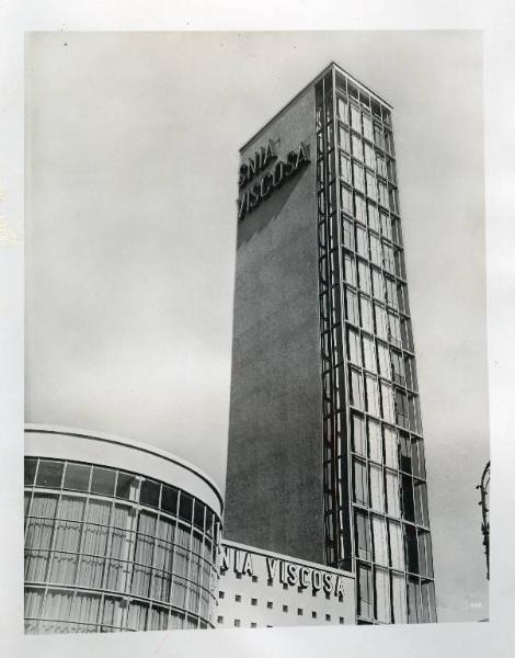 Fiera di Milano - Campionaria 1935 - Padiglione della Snia Viscosa - Esterno