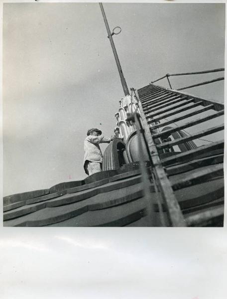 Fiera di Milano - Campionaria 1935 - Lavori di preparazione dei padiglioni