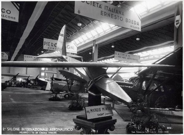 Fiera di Milano - Salone internazionale aeronautico 1935 - Sezione italiana