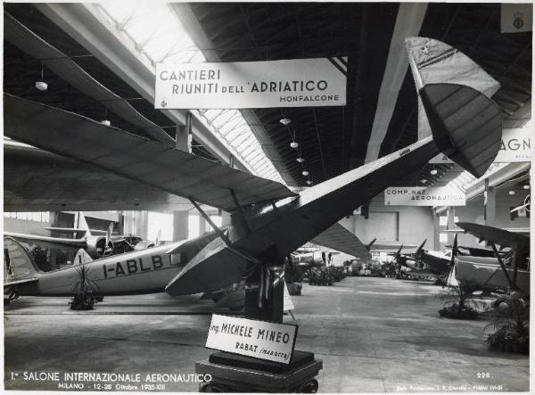 Fiera di Milano - Salone internazionale aeronautico 1935 - Sezione italiana