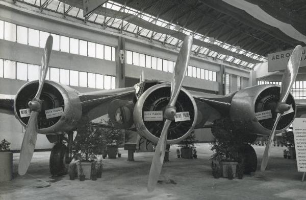 Fiera di Milano - Salone internazionale aeronautico 1935 - Sezione italiana - Stand della Piaggio & C.