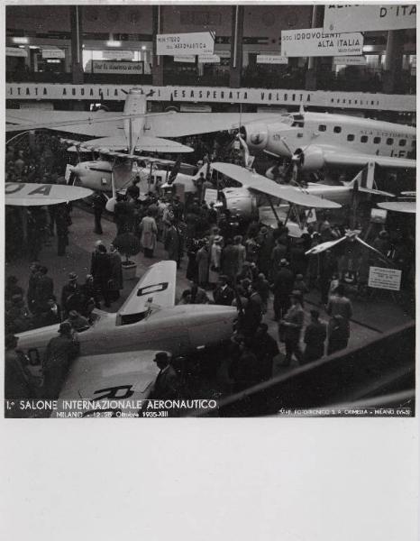 Fiera di Milano - Salone internazionale aeronautico 1935 - Sezione italiana