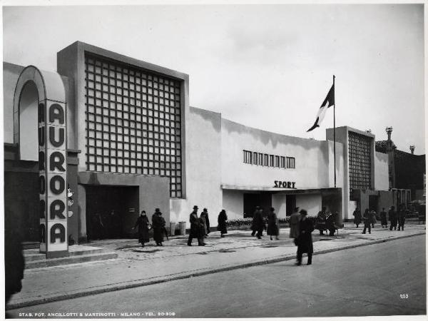 Fiera di Milano - Campionaria 1936 - Padiglione dello sport - Esterno