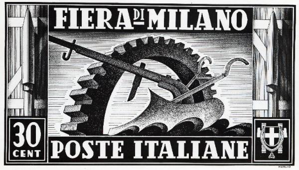 Fiera di Milano - Campionaria 1936 - Francobollo postale