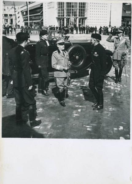 Fiera di Milano - Campionaria 1937 - Visita del Re Vittorio Emanuele III