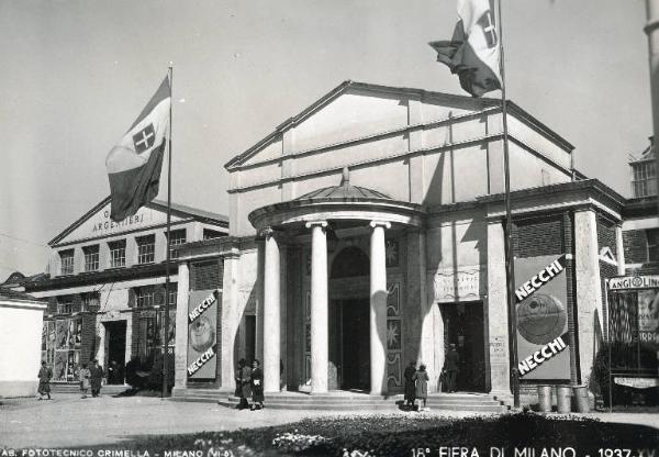 Fiera di Milano - Campionaria 1937 - Padiglione delle cinque gallerie - Esterno