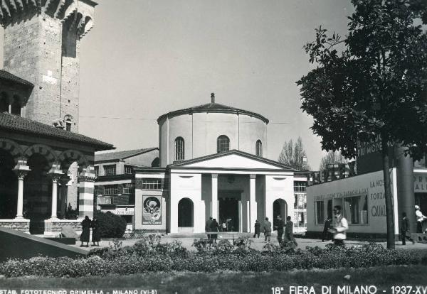 Fiera di Milano - Campionaria 1937 - Padiglione delle cinque gallerie - Esterno