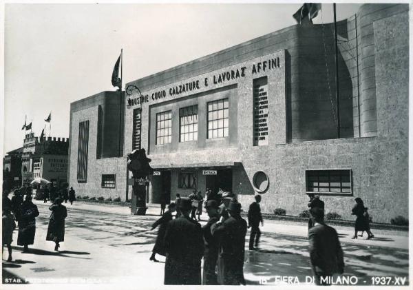 Fiera di Milano - Campionaria 1937 - Padiglione delle industrie del cuoio - Esterno