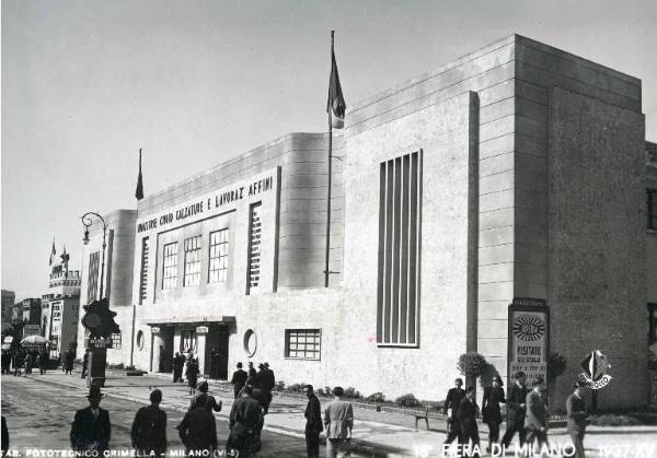 Fiera di Milano - Campionaria 1937 - Padiglione delle industrie del cuoio - Esterno