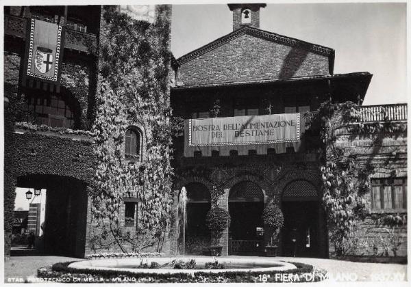 Fiera di Milano - Campionaria 1937 - Padiglione Arnaldo Mussolini (padiglione dell'agricoltura), sede della Mostra dell'alimentazione del bestiame - Esterno