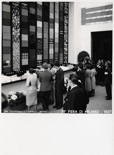 Fiera di Milano - Campionaria 1937 - Padiglione della Montecatini - Sala interna