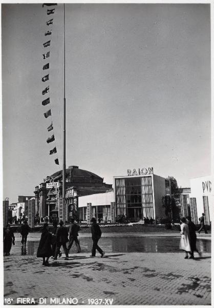 Fiera di Milano - Campionaria 1937 - Piazza Italia