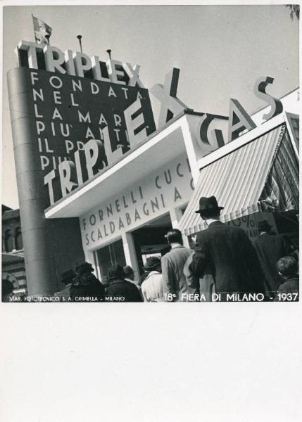 Fiera di Milano - Campionaria 1937 - Padiglione della Triplex - Esterno