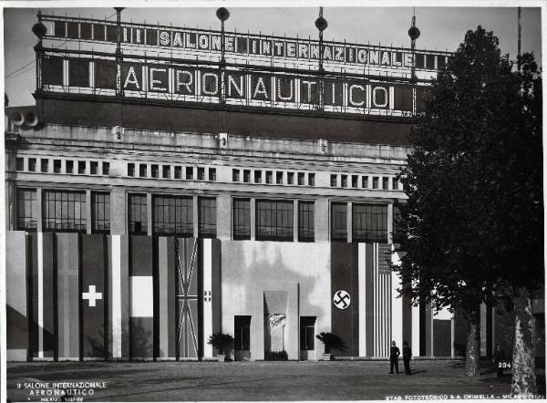 Fiera di Milano - Palazzo dello sport, sede del Salone internazionale aeronautico 1937 - Esterno