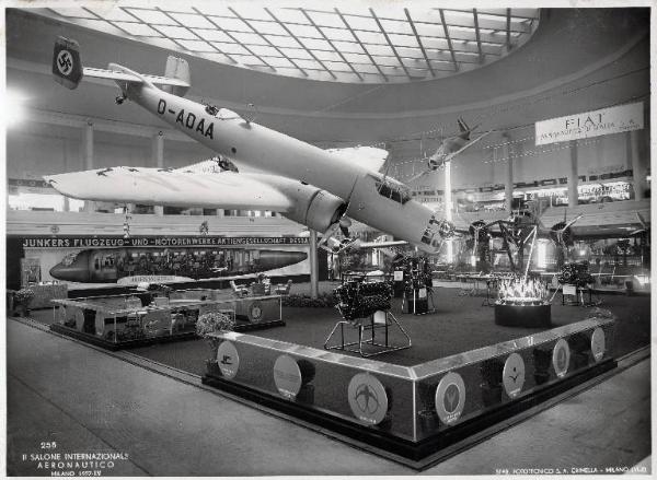 Fiera di Milano - Salone internazionale aeronautico 1937 - Settore tedesco