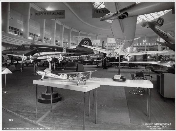 Fiera di Milano - Salone internazionale aeronautico 1937 - Settore tedesco